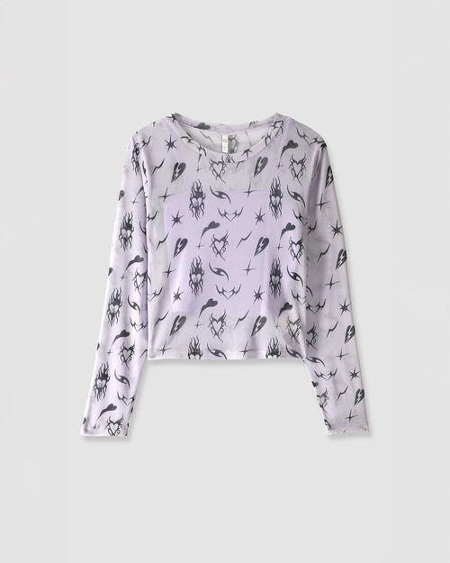 Crop Top De Mesh